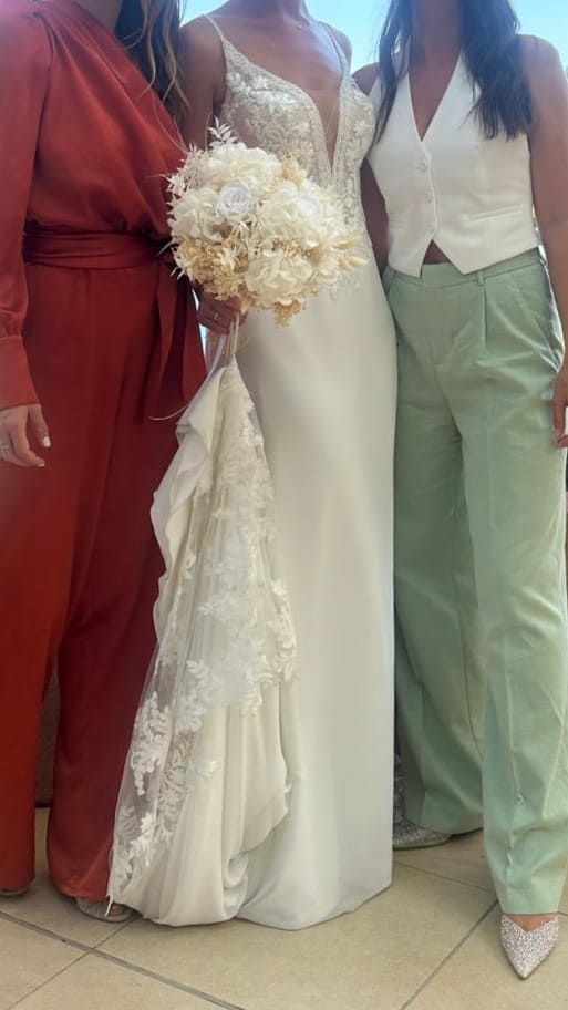 Robe de mariée Robe de créateur d'occasion pas chère taille 34 - Joyne