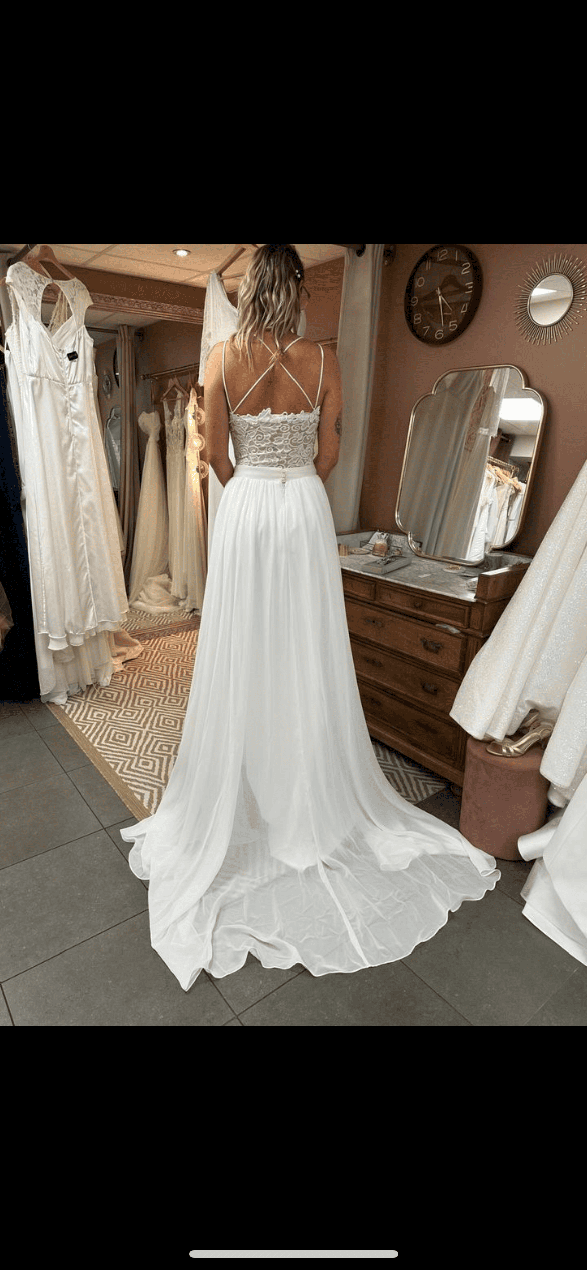 Robe de mariée Faith cauvain d'occasion pas chère taille 38 - Joyne