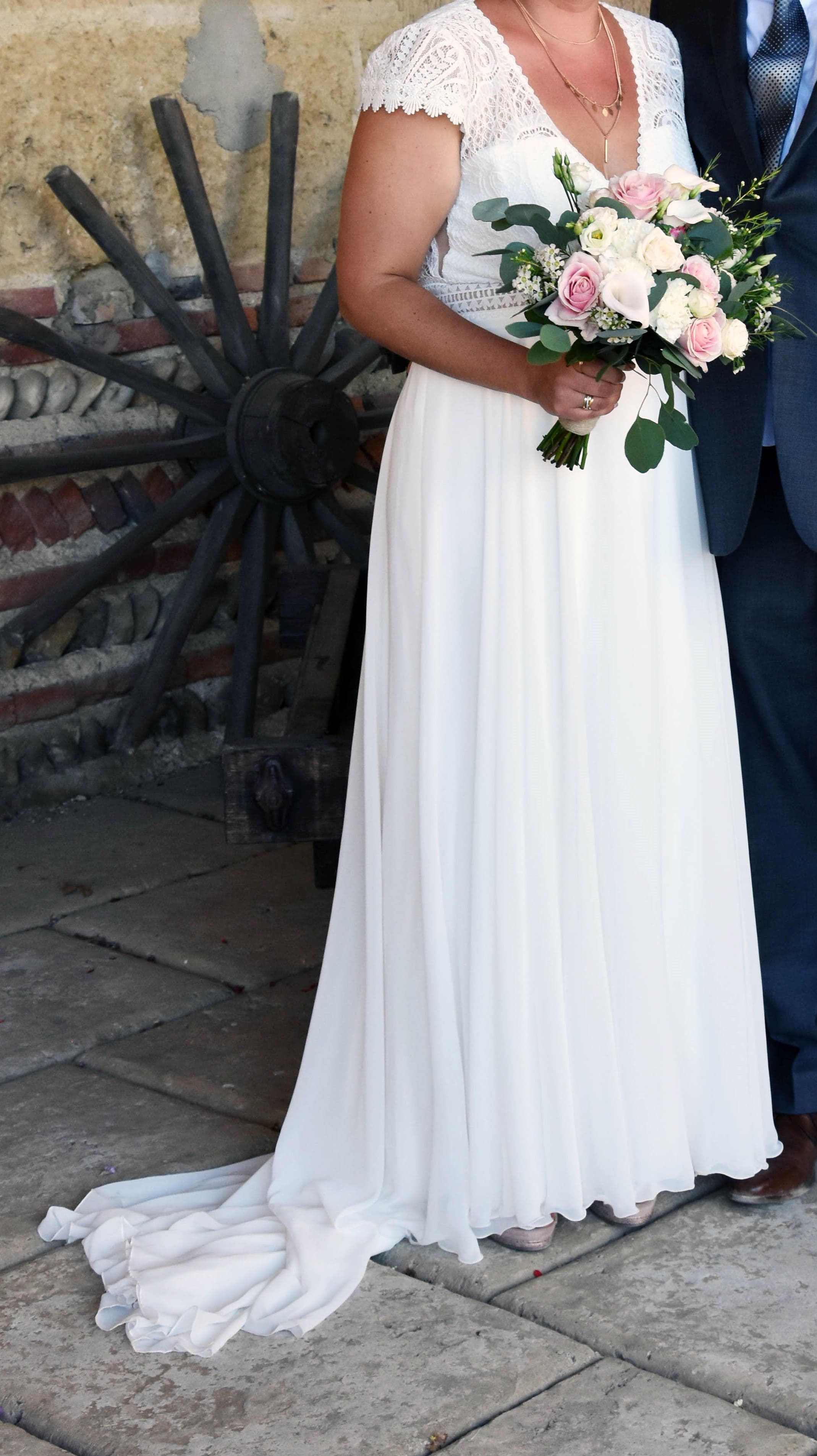 Robe de mariée Marylise d'occasion pas chère taille 44/46 - Joyne