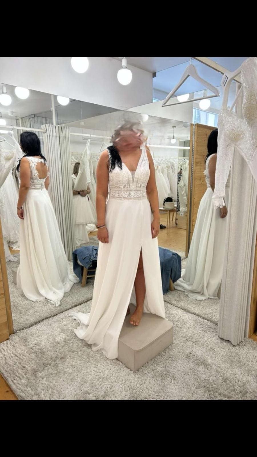 Robe de mariée Susanne rivieri d'occasion pas chère taille 40 - Joyne