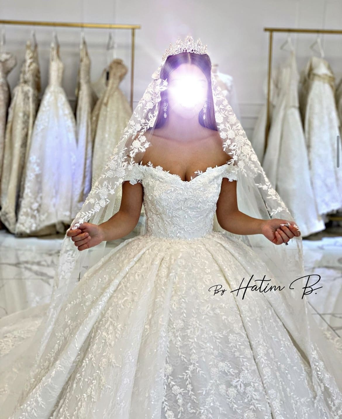 Robe de mariée Diamondsbyhatim d'occasion pas chère taille 38/36/40 - Joyne