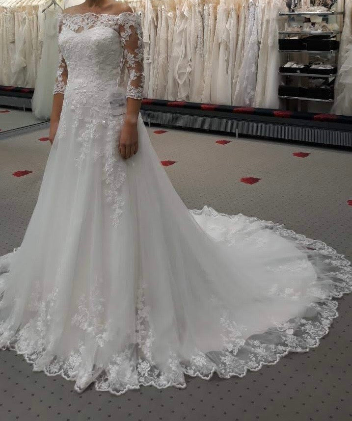 Robe de mariée Aurora d'occasion pas chère taille 40 - Joyne