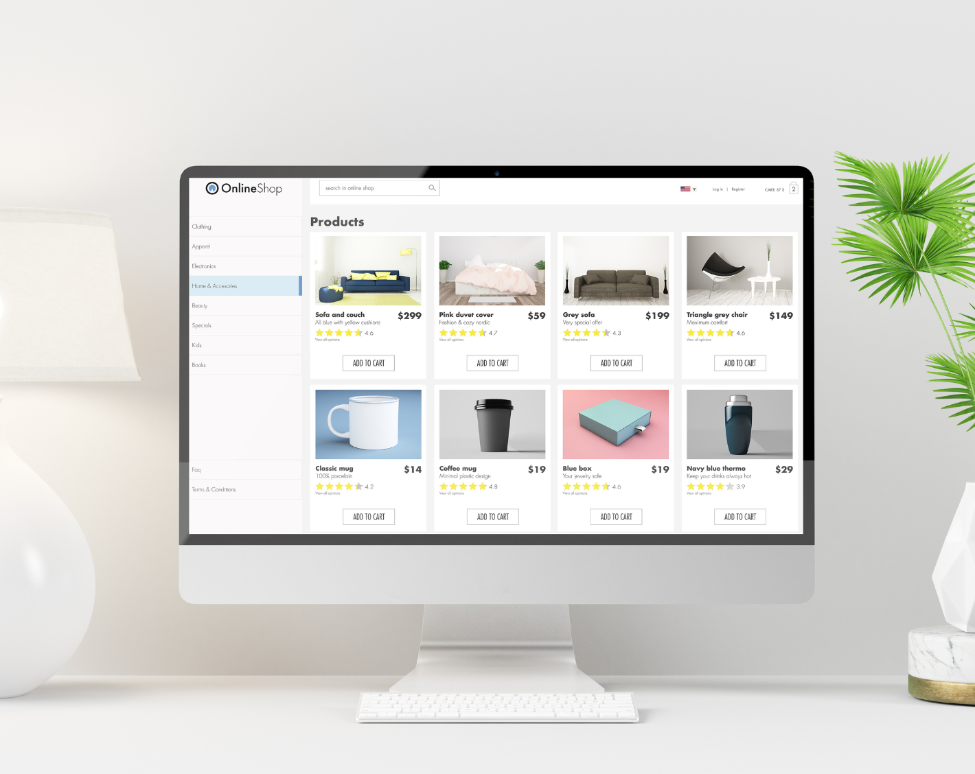 Close-up of a website’s conversion funnel optimization