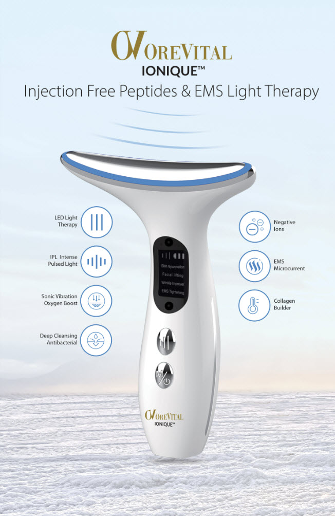 OreVital Ionique™ Face & Neck Toning Skincare Device