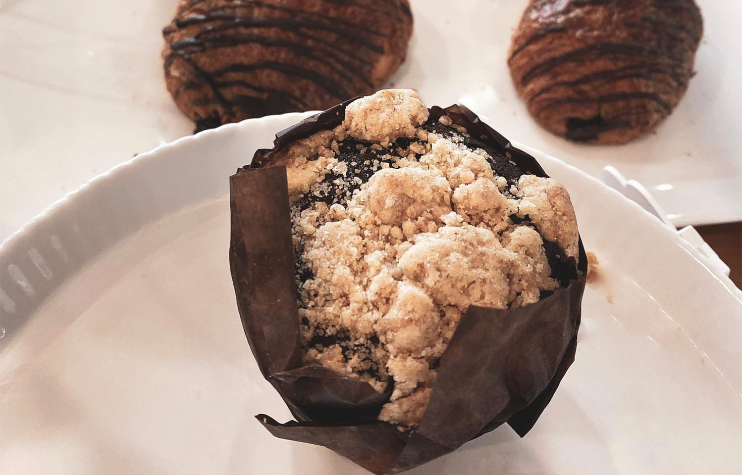 Enjoy a Coffee and Pastry at Aroma Coffee House in Columbia, MO.