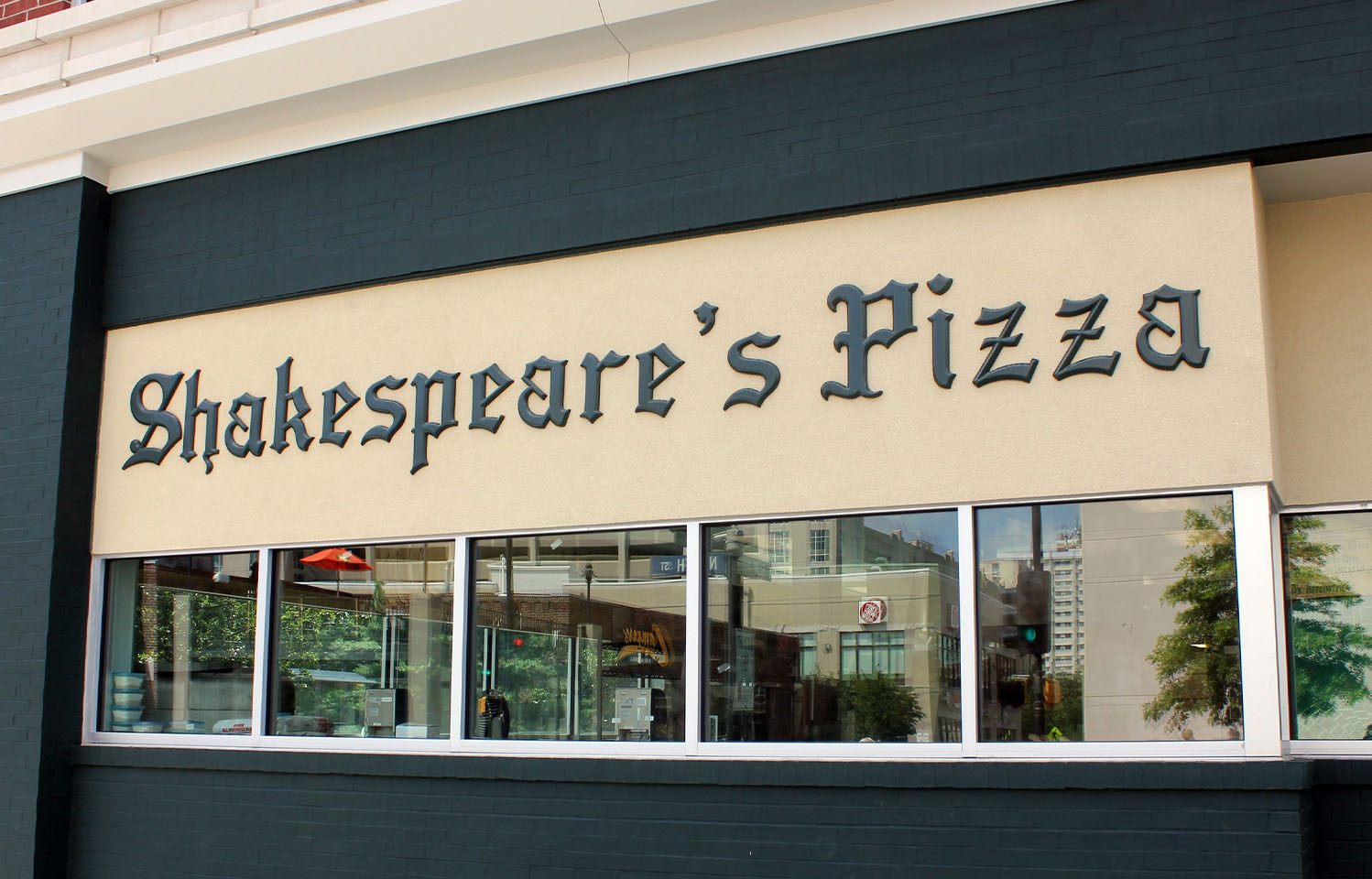 Come hang out with friends and enjoy delicious pizza at Shakespeare's in Columbia, MO.