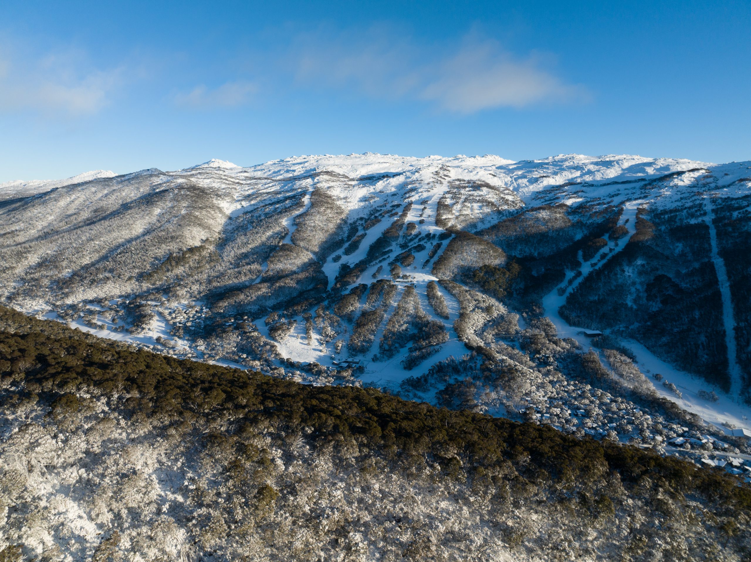 Thredbo - Luxury ski hotel gallery image 14 showing alpine architecture, interior design, or mountain views