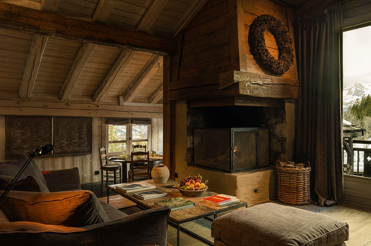 Zannier Hotels Le Chalet - Luxury ski hotel gallery image 21 showing alpine architecture, interior design, or mountain views