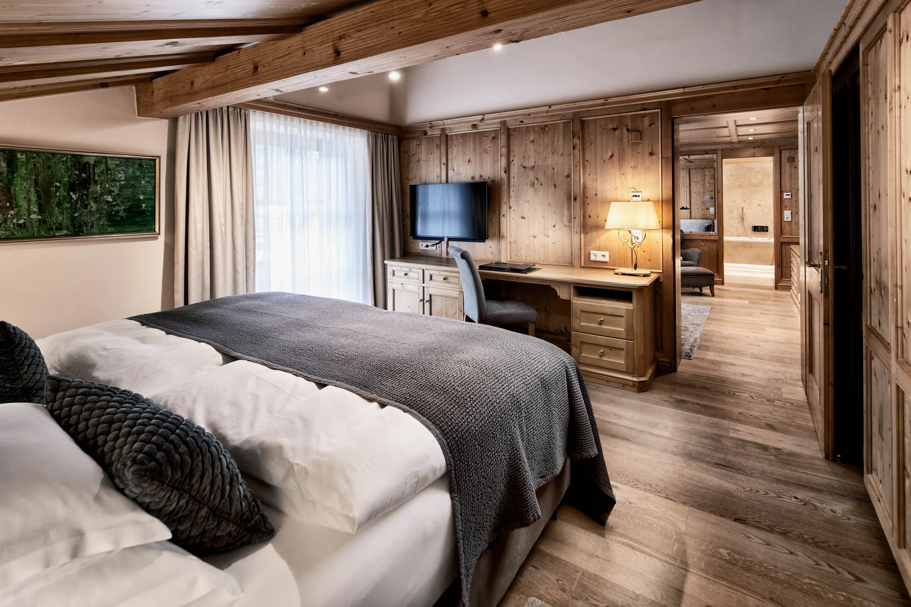 Burg Vital Resort - Luxury ski hotel gallery image 13 showing alpine architecture, interior design, or mountain views