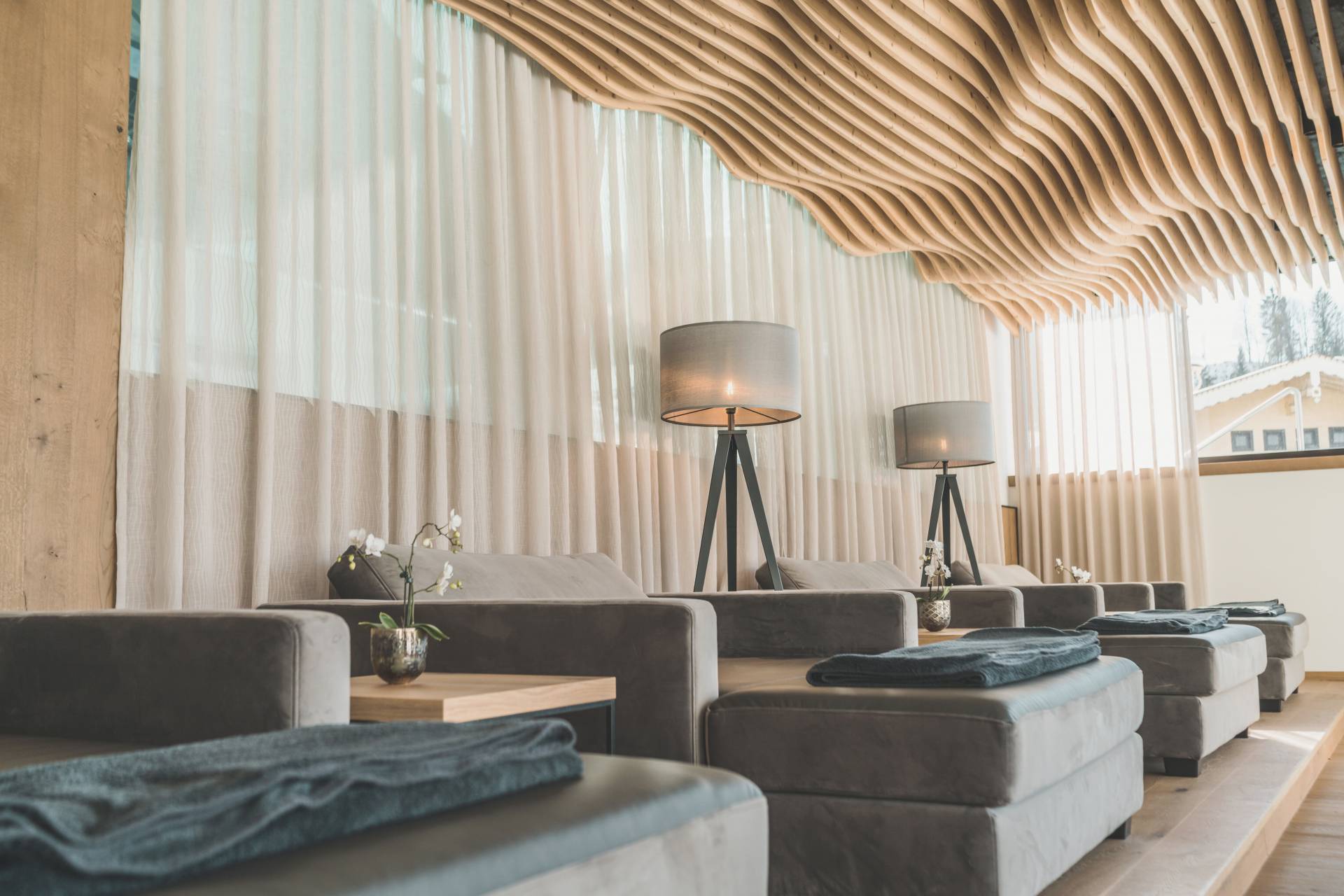 die HOCHKÖNIGIN Mountain Resort - Luxury ski hotel gallery image 24 showing alpine architecture, interior design, or mountain views