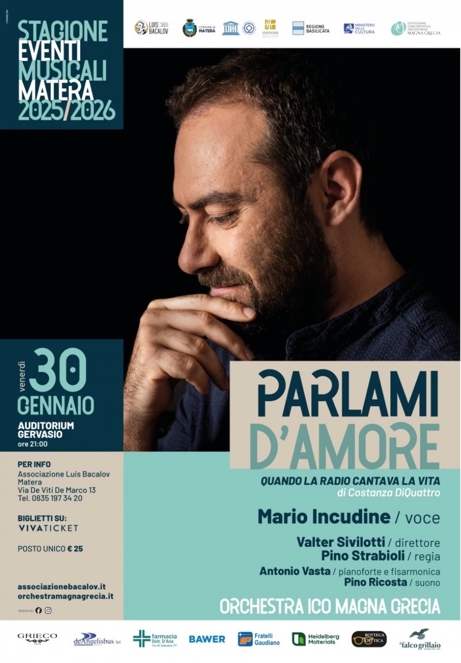 MARIO INCUDINE in PARLAMI D'AMORE