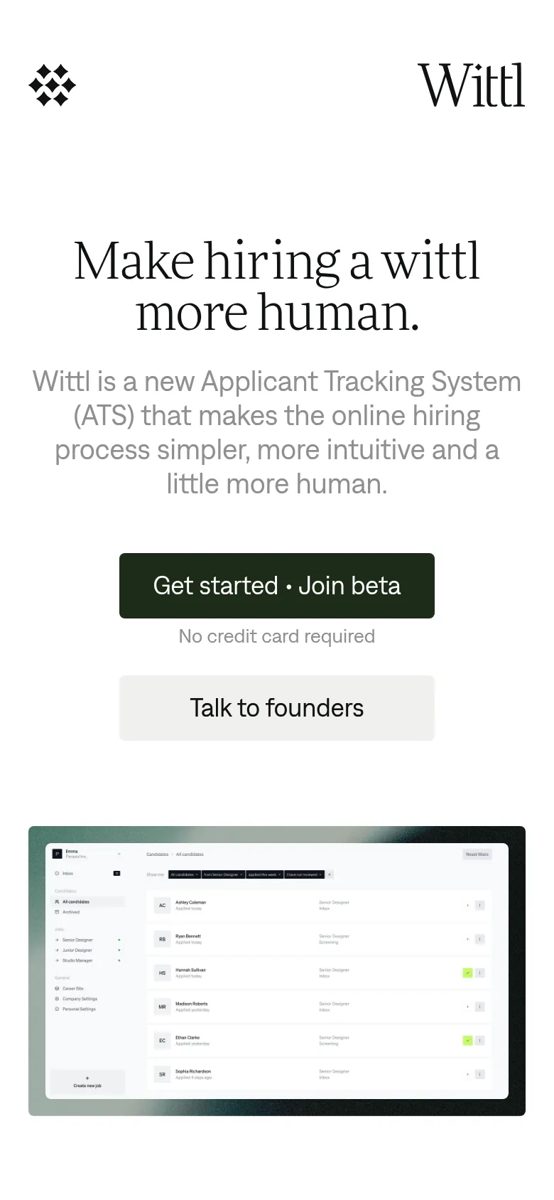 Wittl mobile screenshot