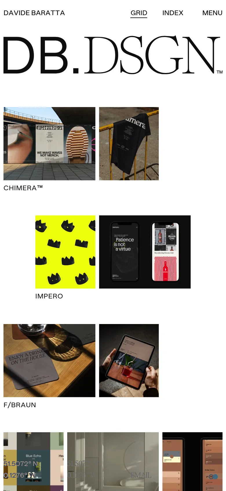 Davide Baratta mobile screenshot