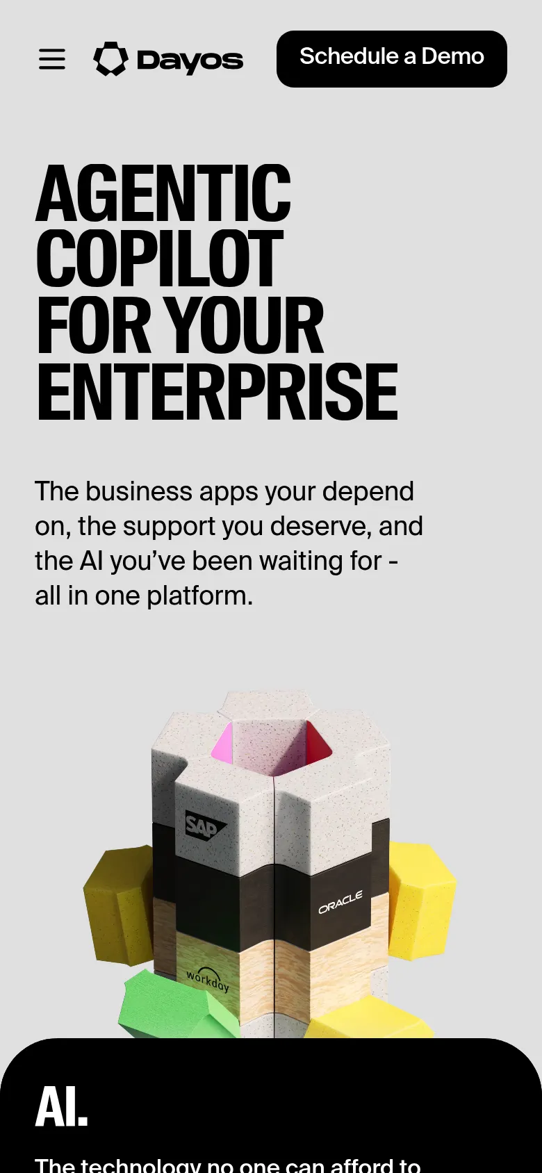 Dayos mobile screenshot