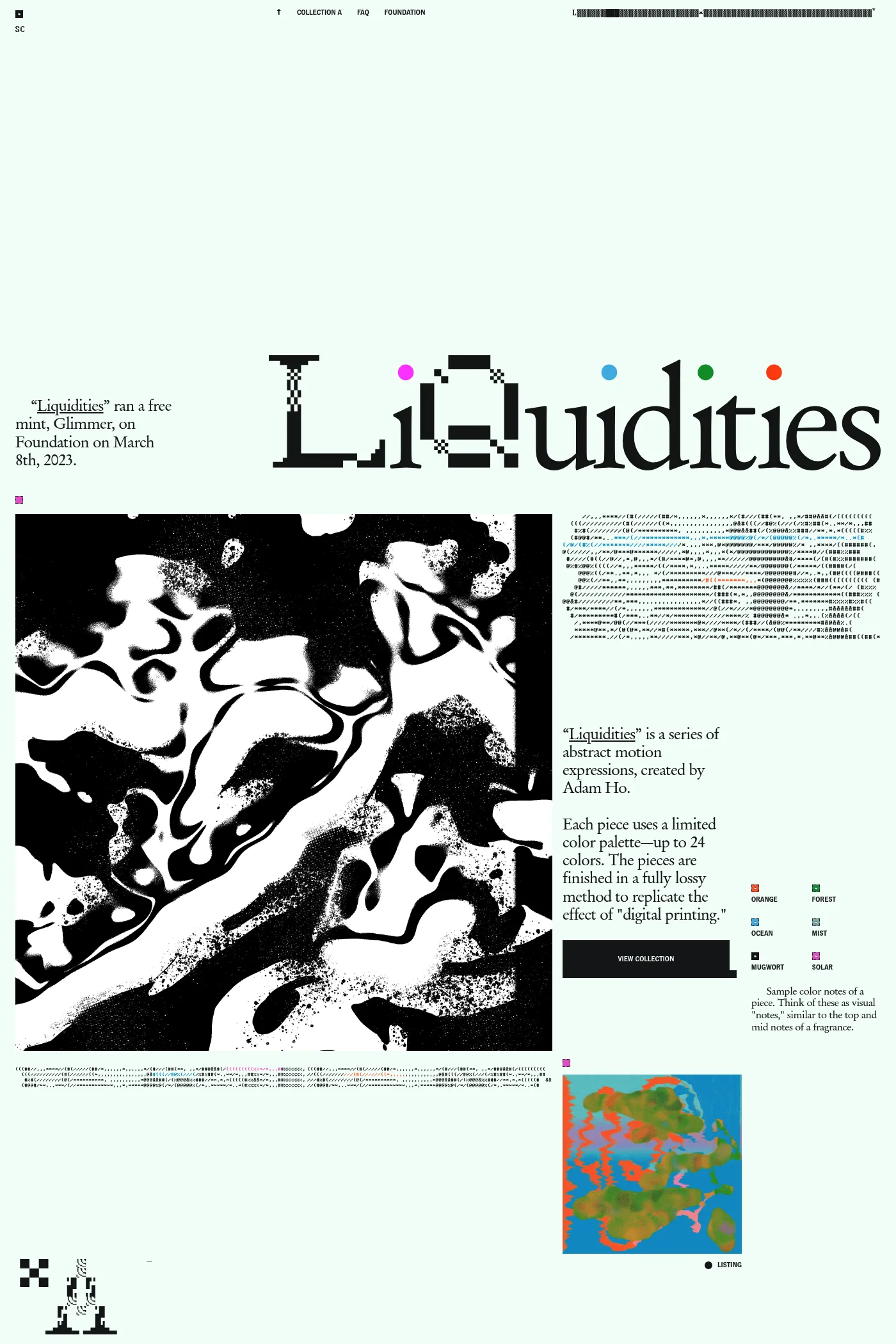 Liquidities website screenshot