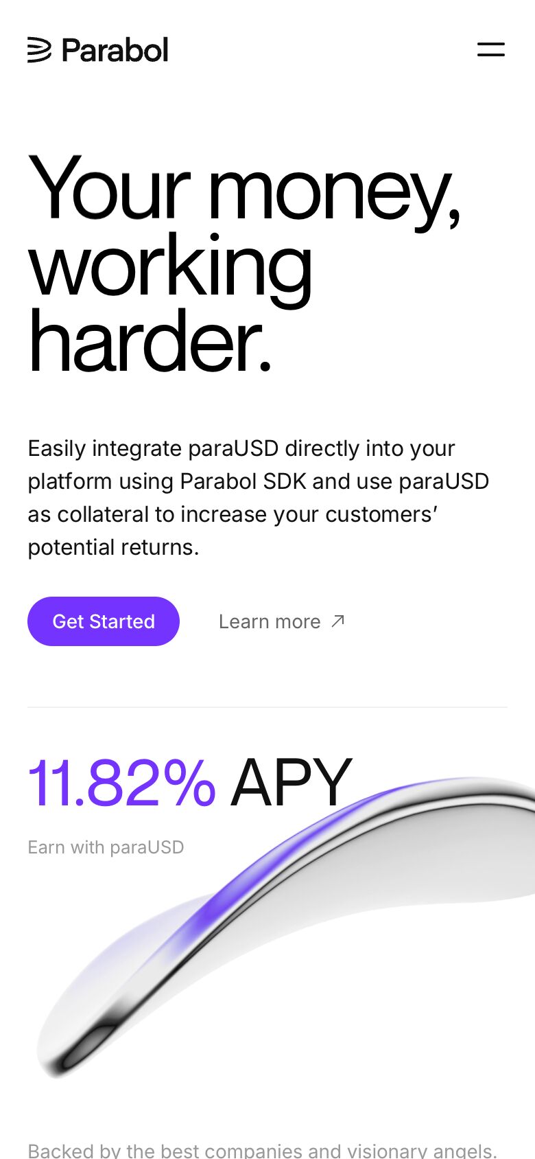 Parabol mobile screenshot
