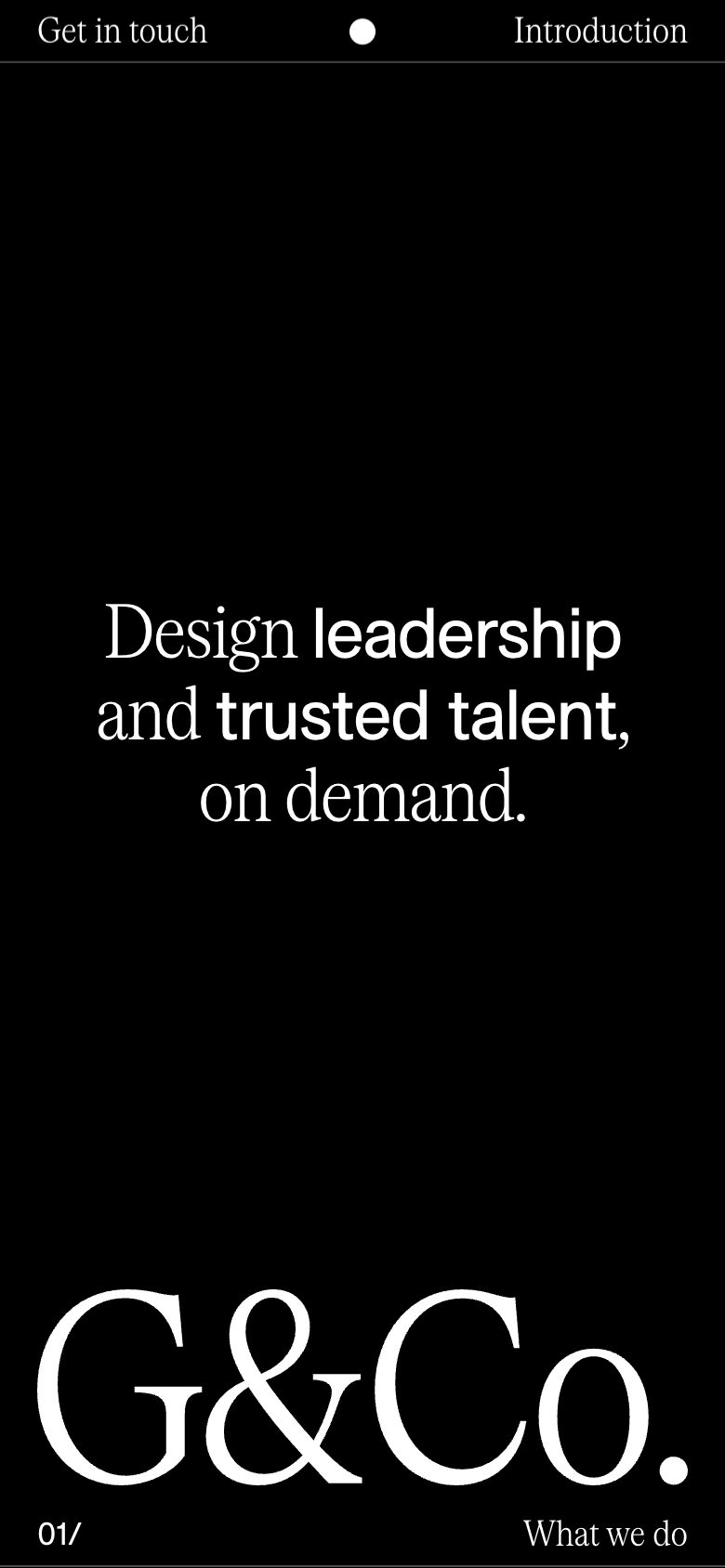 Garriock & Co. mobile screenshot