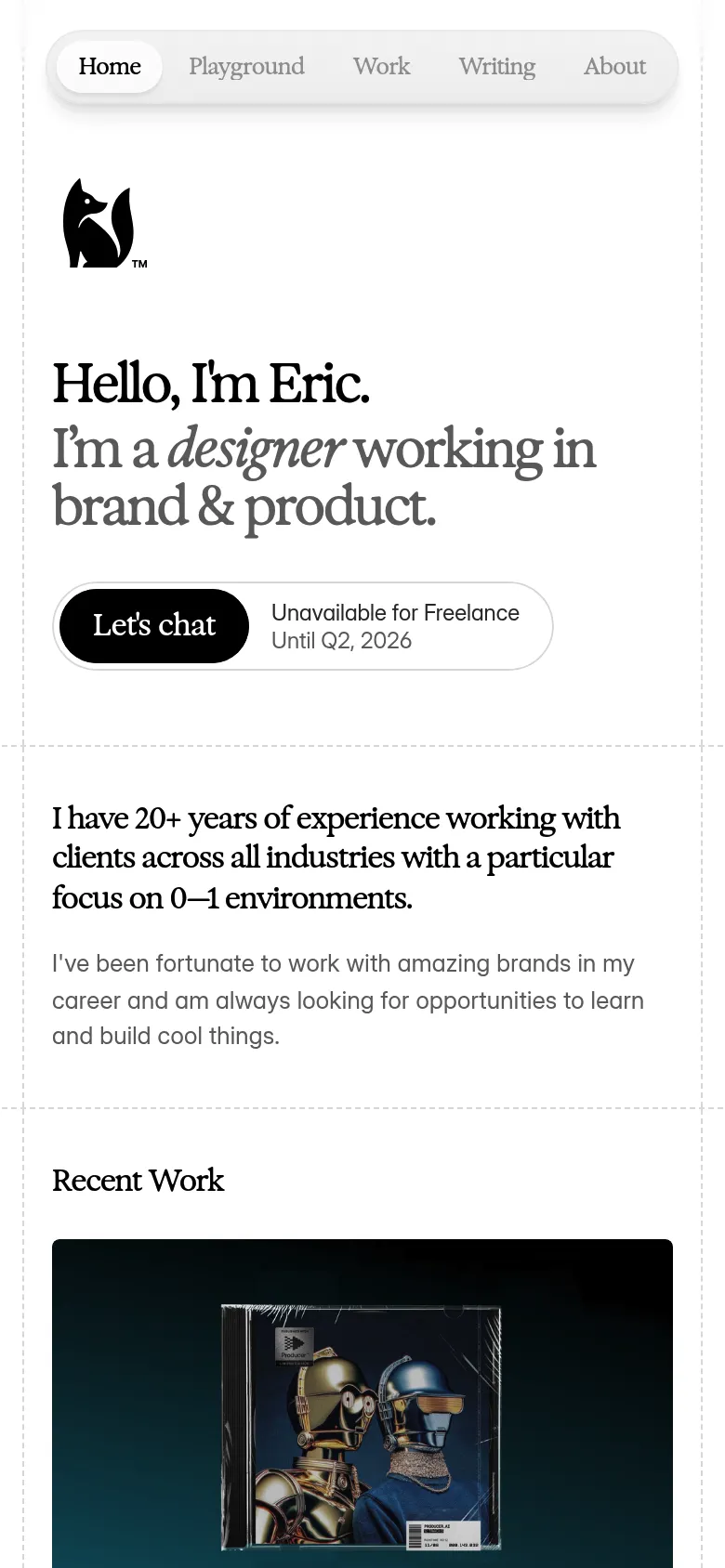 Eric Sin mobile screenshot