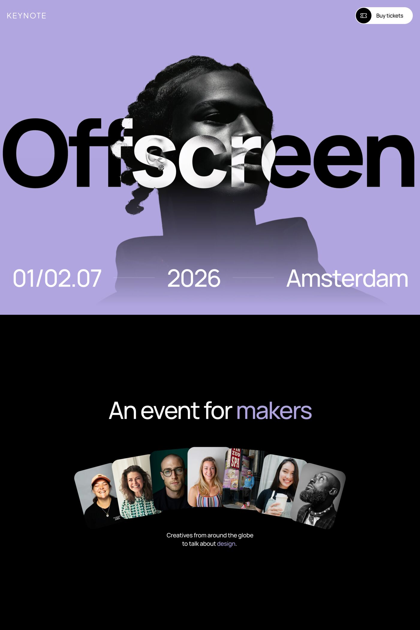 Keynote template screenshot