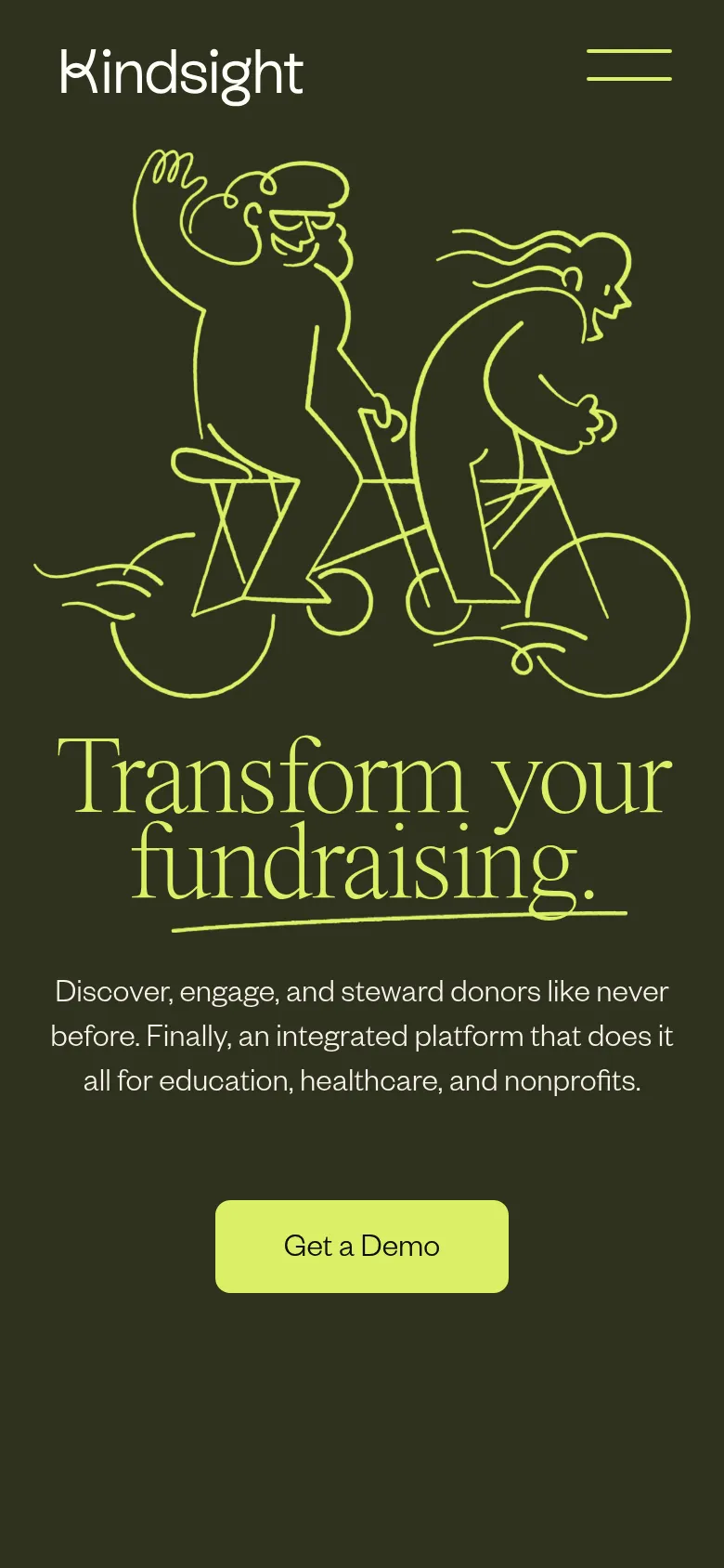 Kindsight mobile screenshot