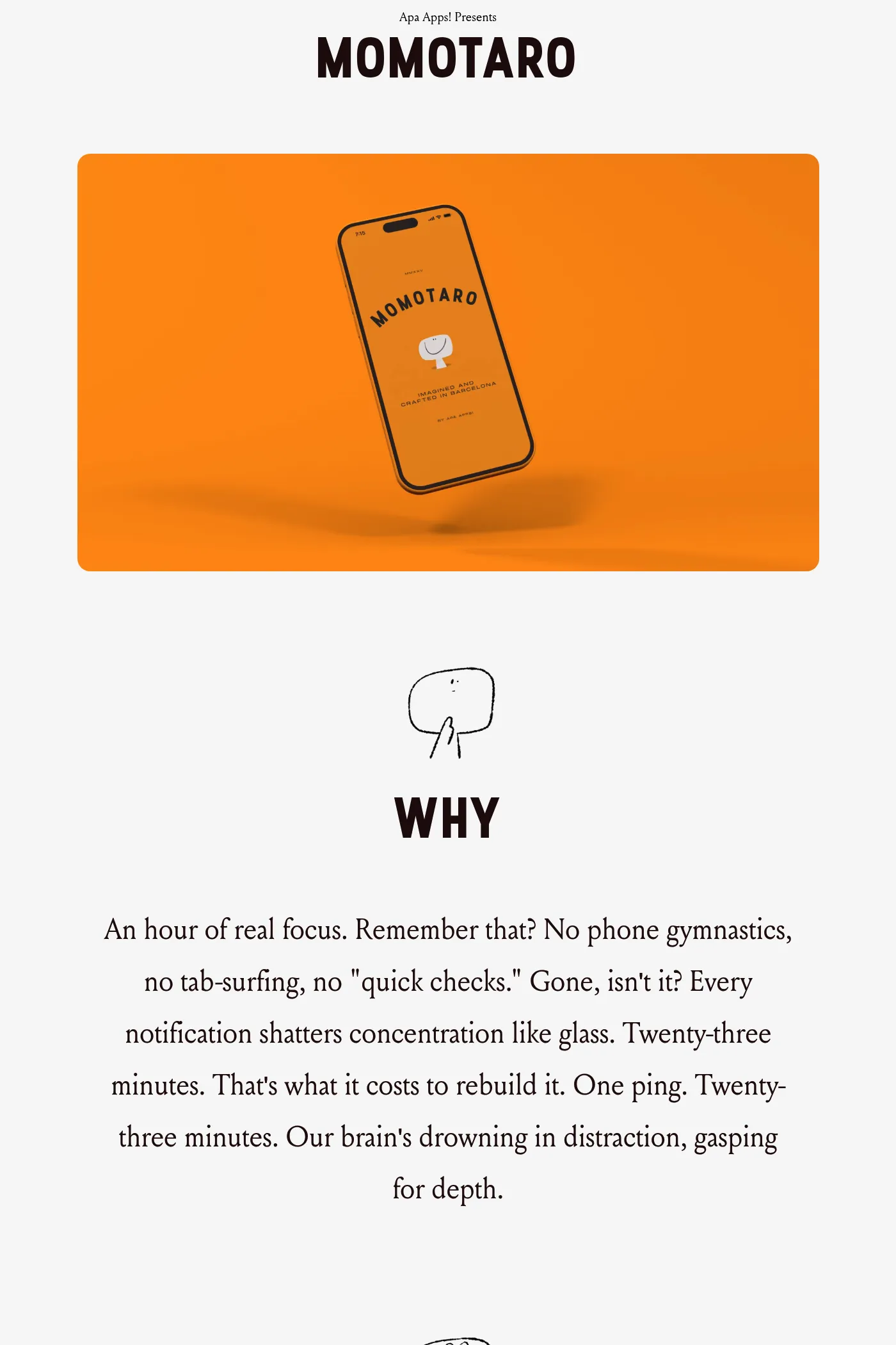 Momotaro website screenshot