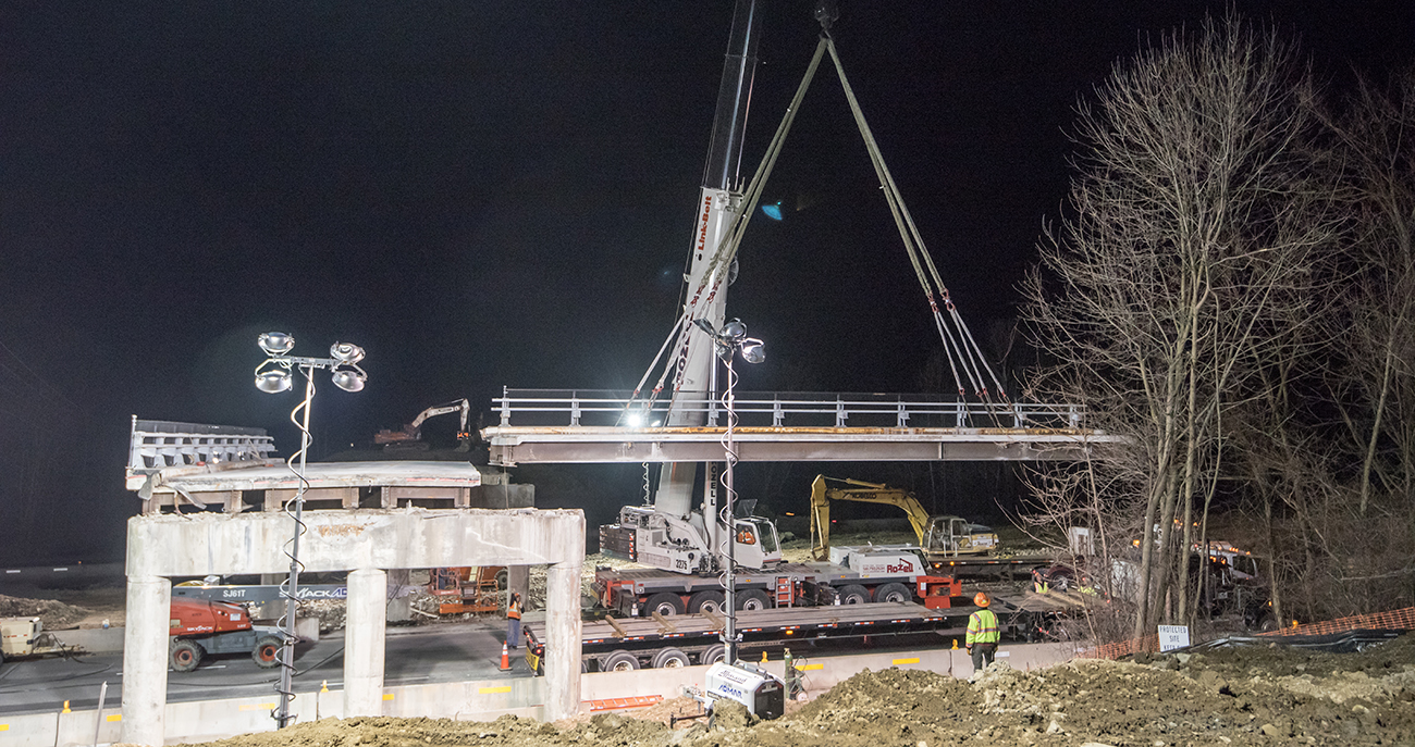 CRANE RENTAL FOR BRIDGE DEMOLITION