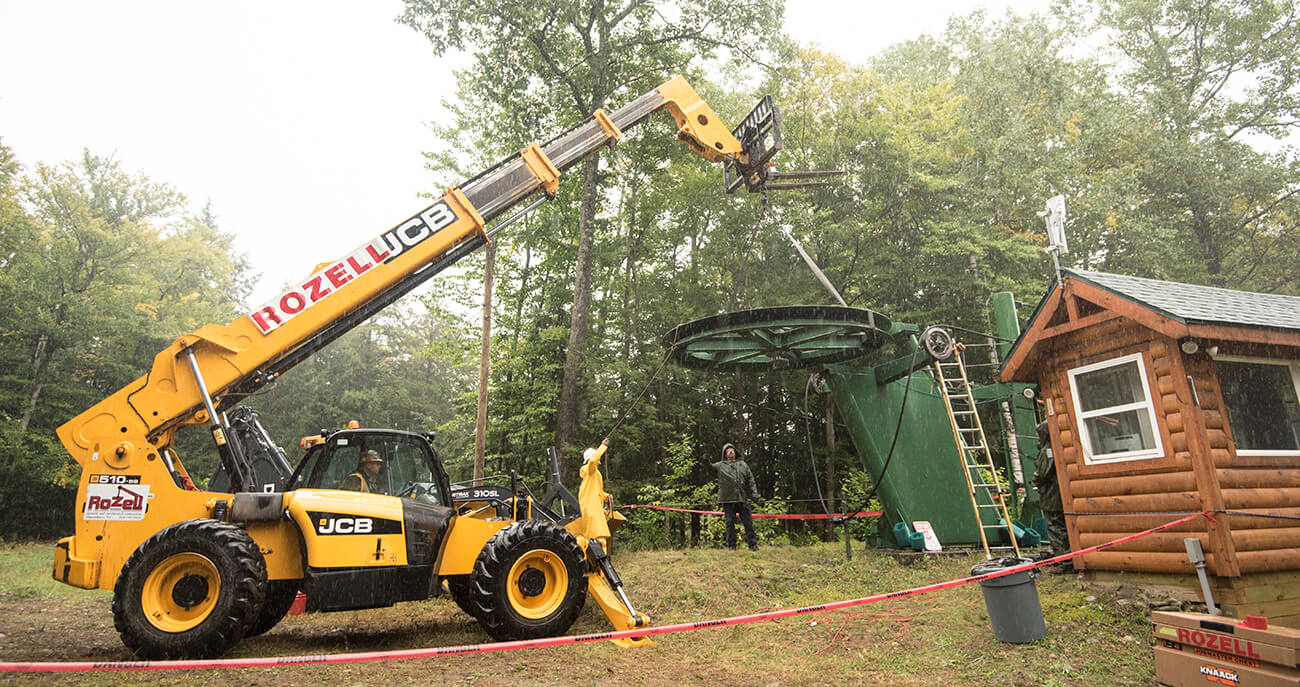 BULLWHEEL INSTALLATION AT DOUBLE H RANCH