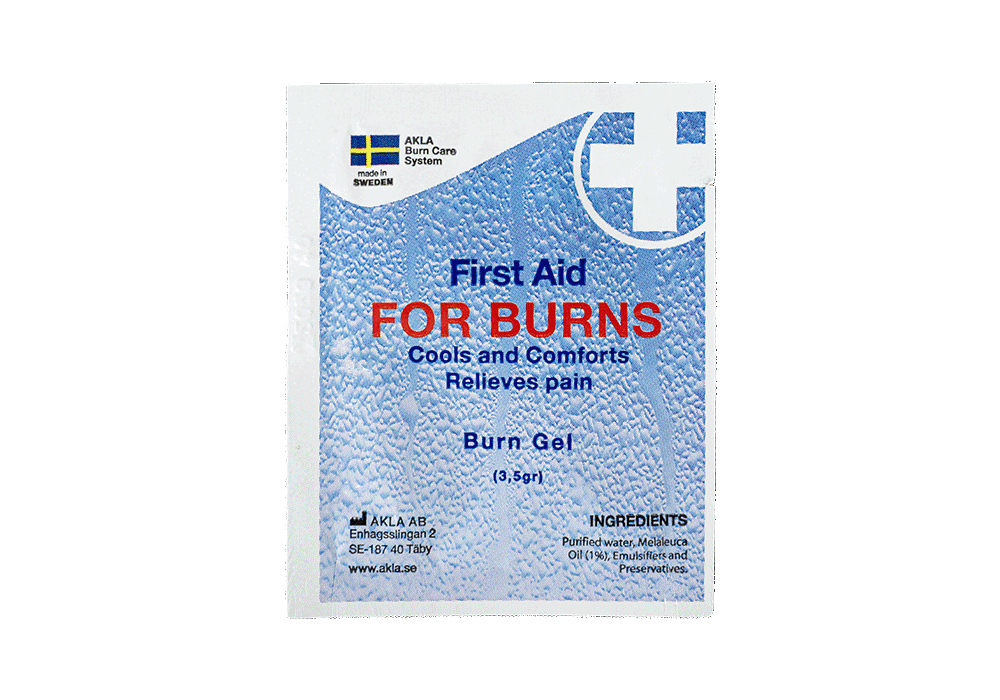Gel FOR BURNS, 3,5 gram, påse, bulk