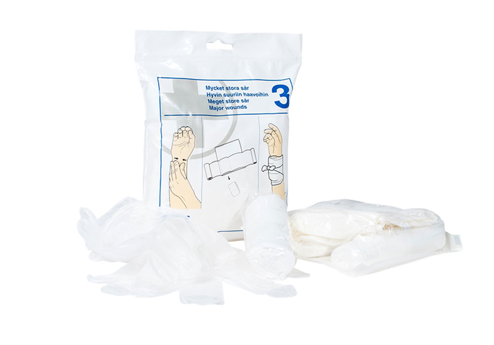 Bag 3 for major wounds