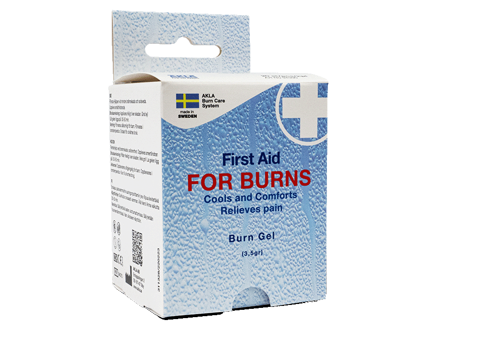 Gel FOR BURNS, 3,5 gr, Display/ 20 sachets
