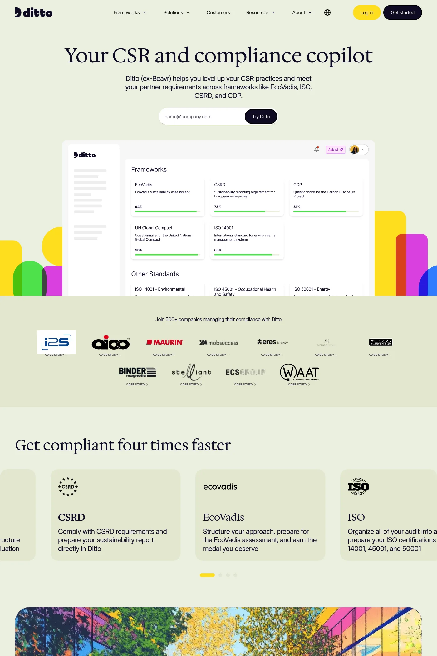 Ditto website screenshot
