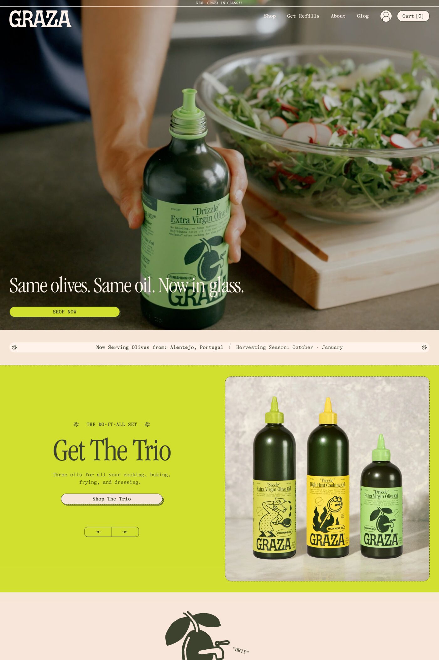 Graza website screenshot