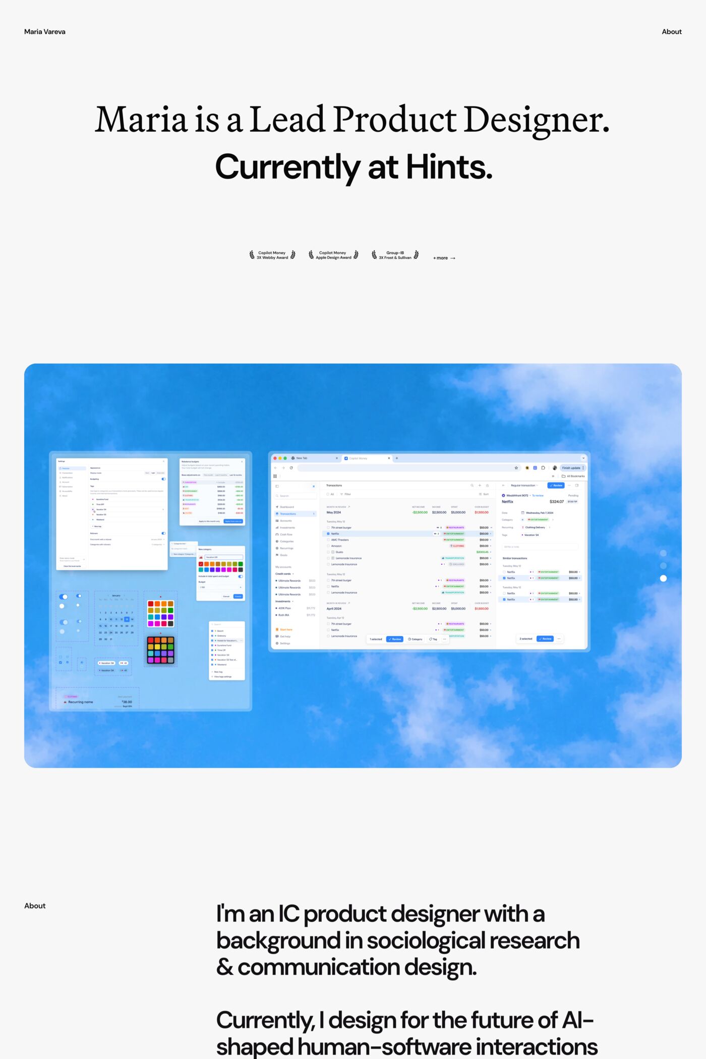 Maria Vareva desktop screenshot