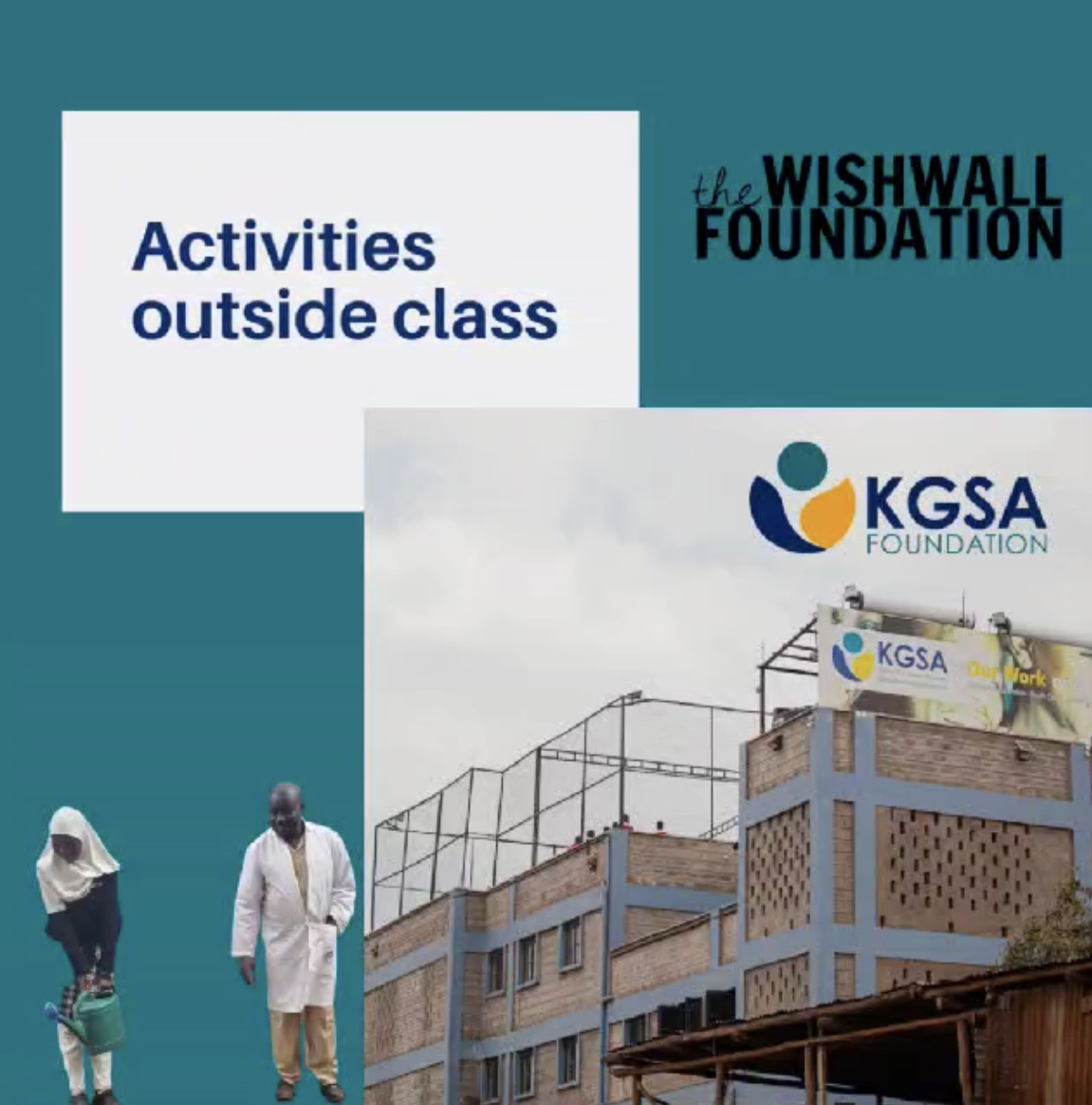 A small school farm in Kibera