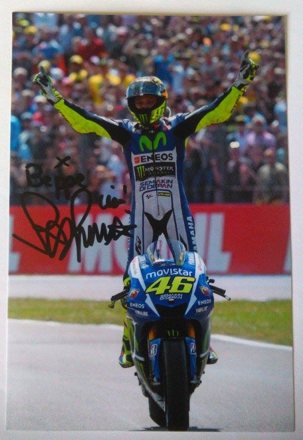 Thanks to Valentino Rossi and The Wishwall Foundation!