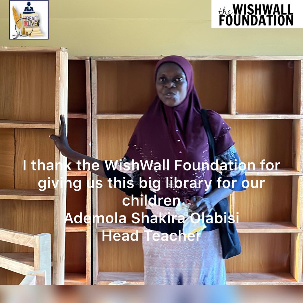 Head Teacher Speaks About The Renovation of School Library