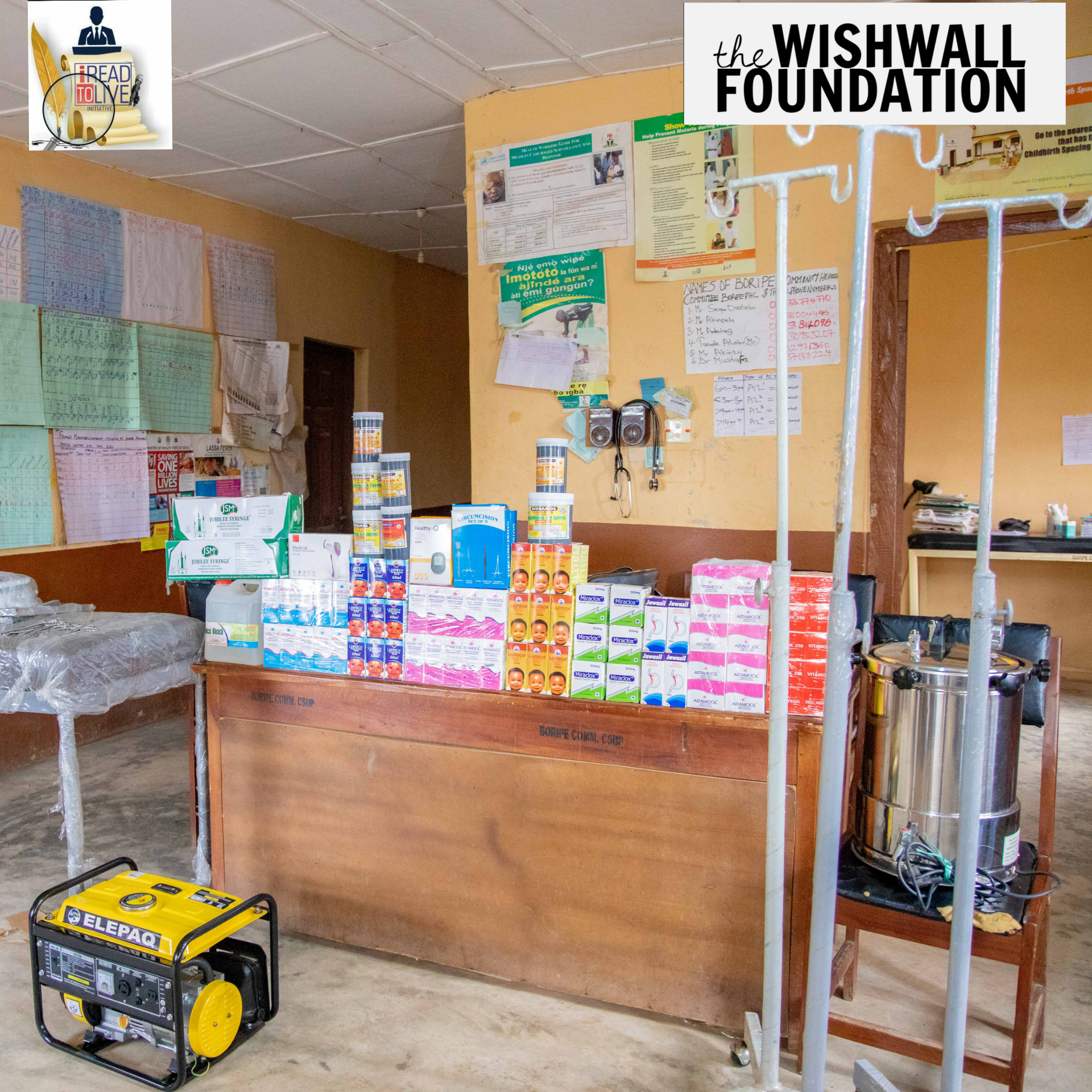 A Wish Granted â€“ Purchase & Donation of Medicine and Medical Equipments.