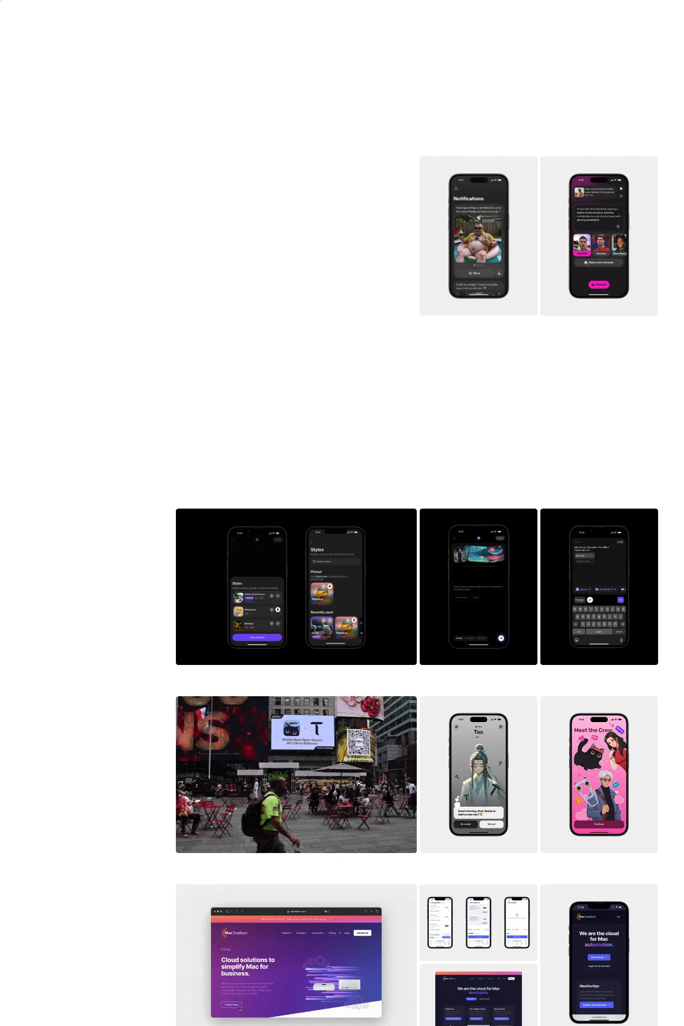 Vlad Zaporozhskyi website screenshot