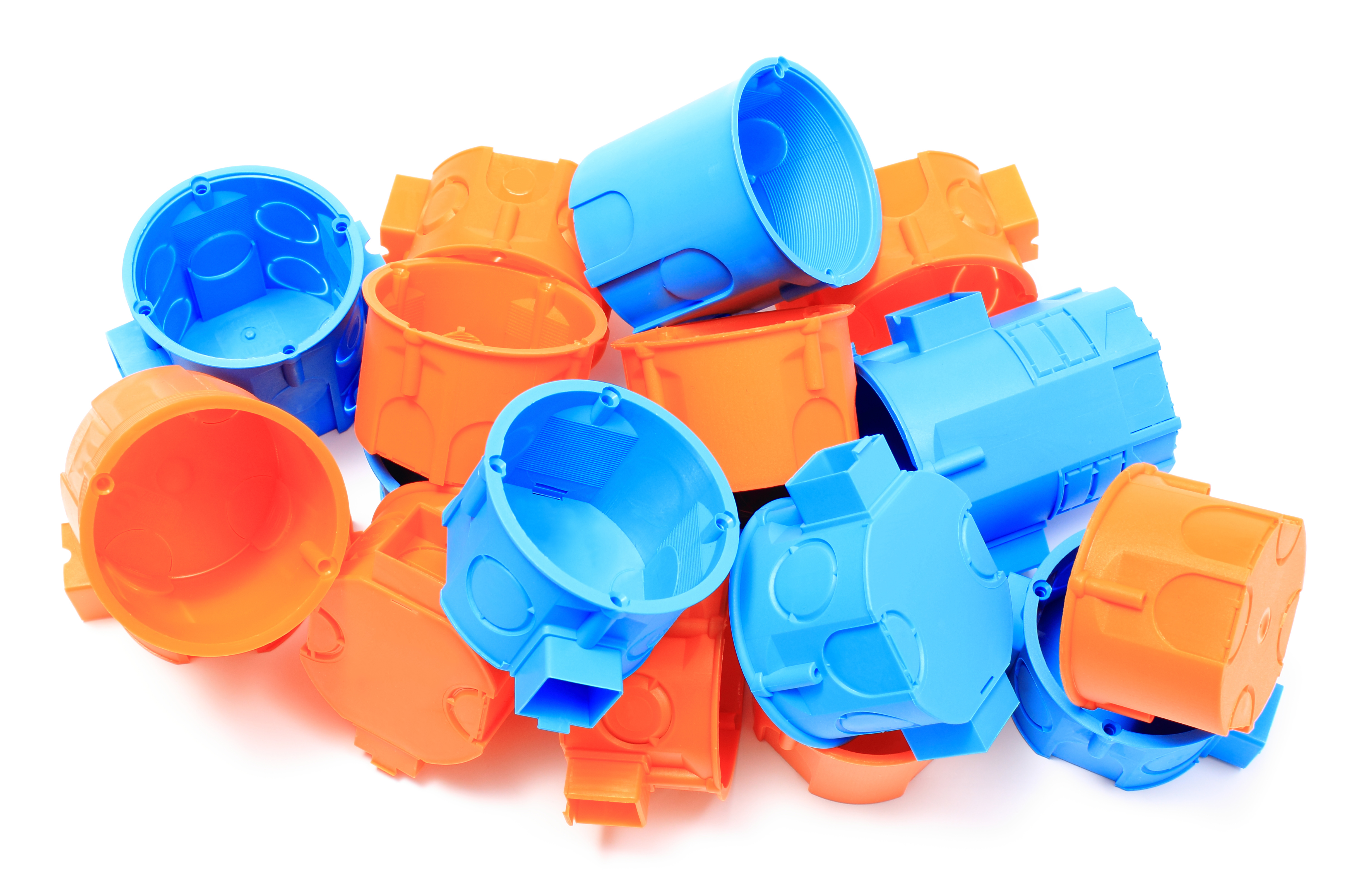 Photo of a group of plastic products created by Bennet Plastics.