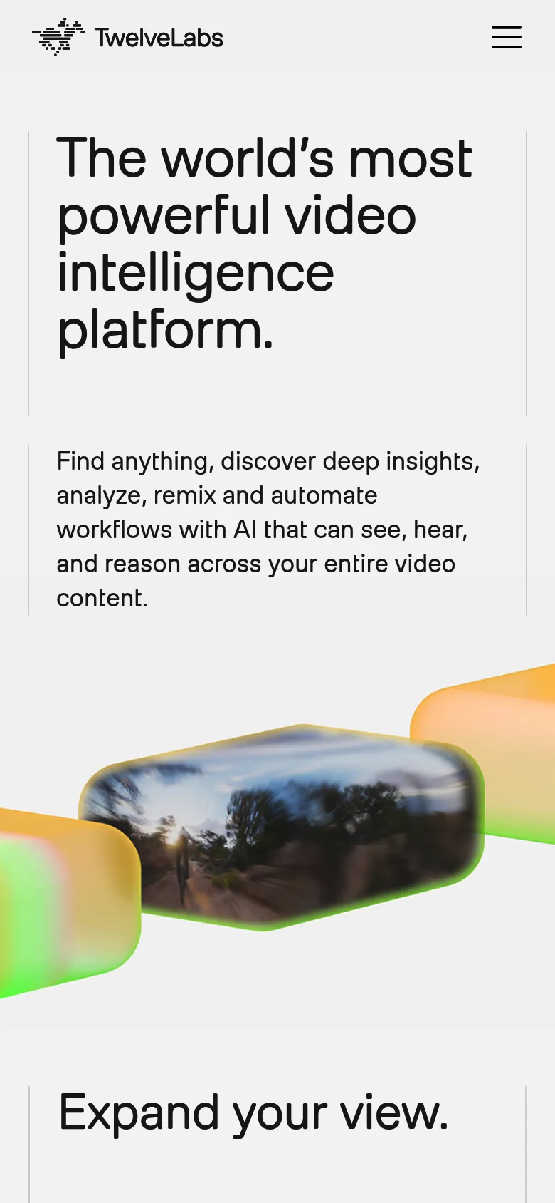 TwelveLabs mobile screenshot