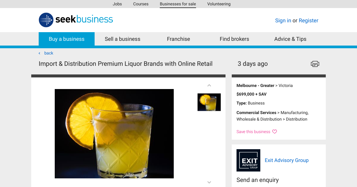 Sell Distribution Business