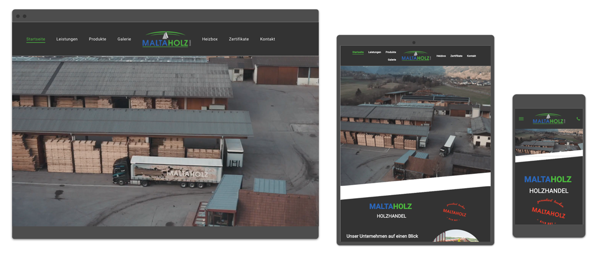 Website Referenz Maltaholz