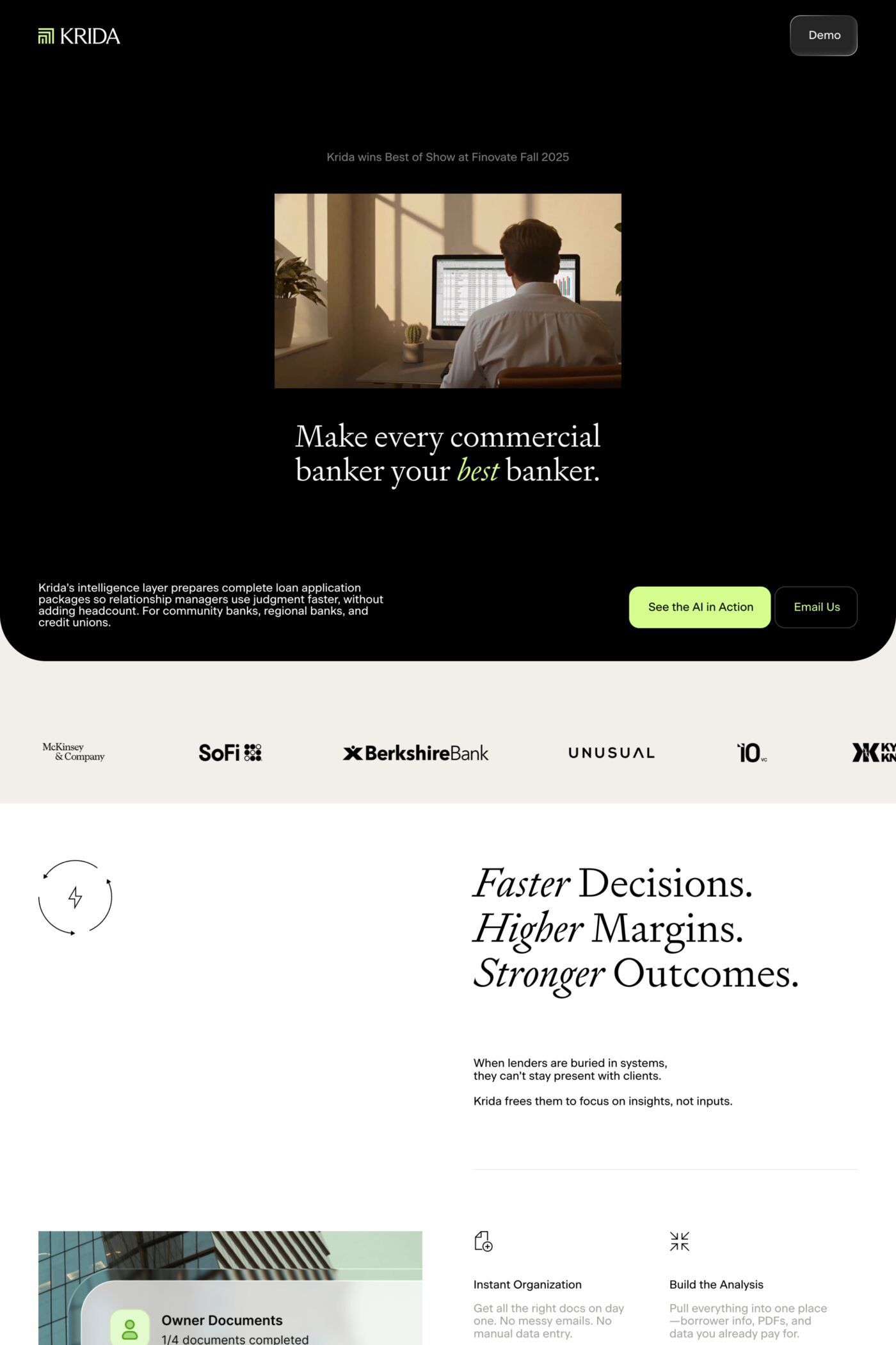 Krida website screenshot