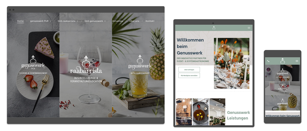 Website Referenz Genusswerk