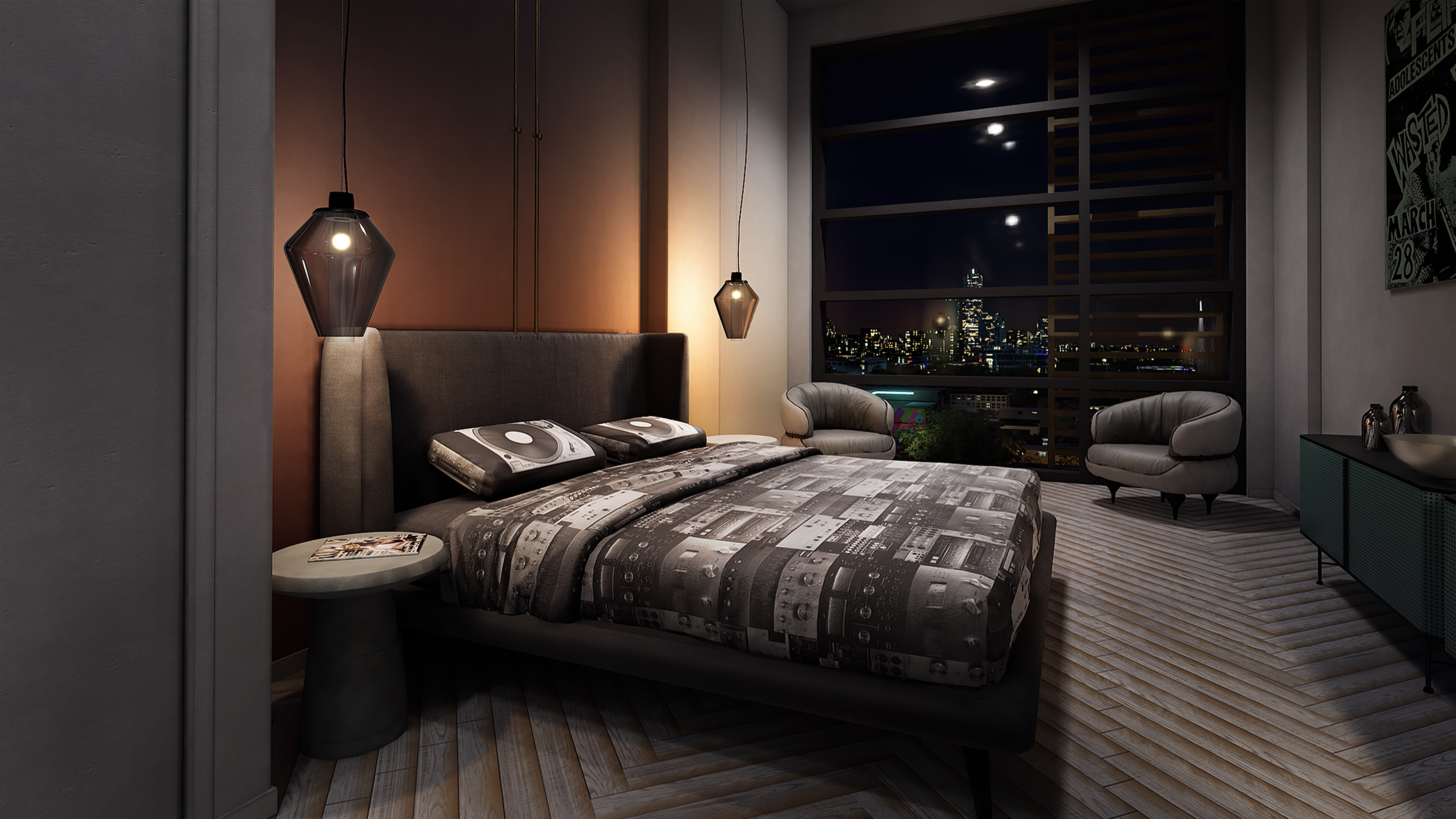 Real estate property located at 148 NW 28th St, PH 812, Miami, FL