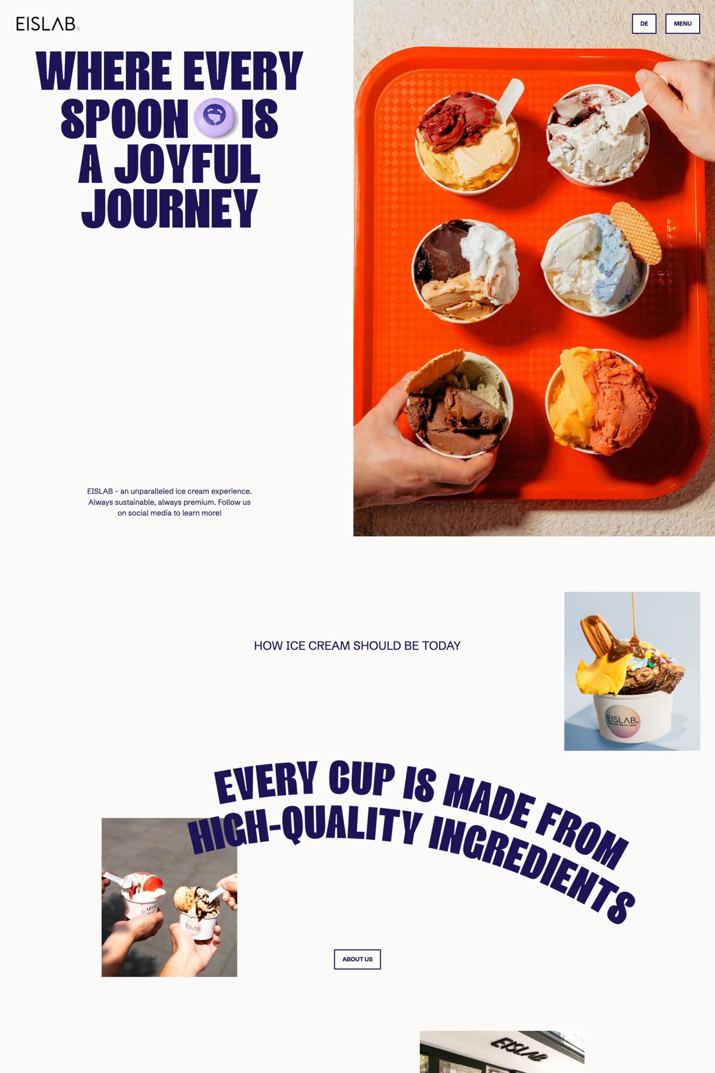 Eislab website screenshot