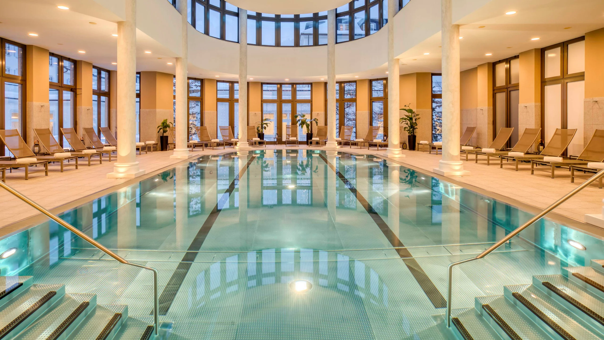 Kempinski Grand Hotel des Bains - Luxury ski hotel gallery image 12 showing alpine architecture, interior design, or mountain views