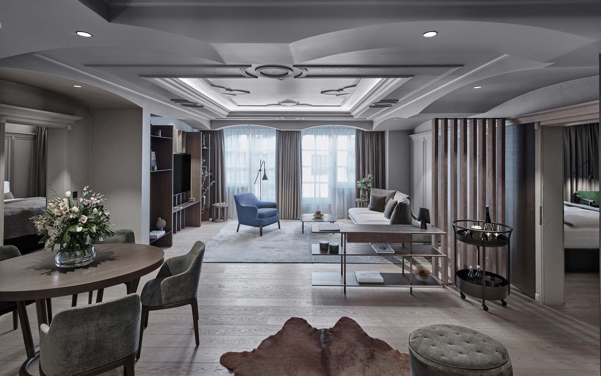 Hotel Weisses Roessl - Luxury ski hotel gallery image 15 showing alpine architecture, interior design, or mountain views