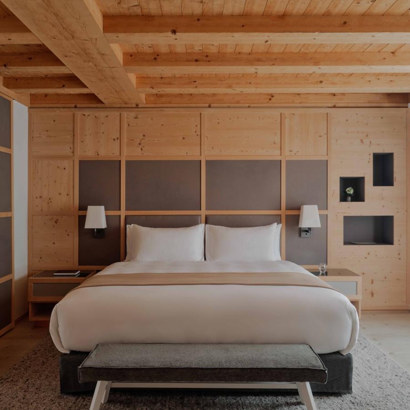 Aman Rosa Alpina - Luxury ski hotel gallery image 12 showing alpine architecture, interior design, or mountain views