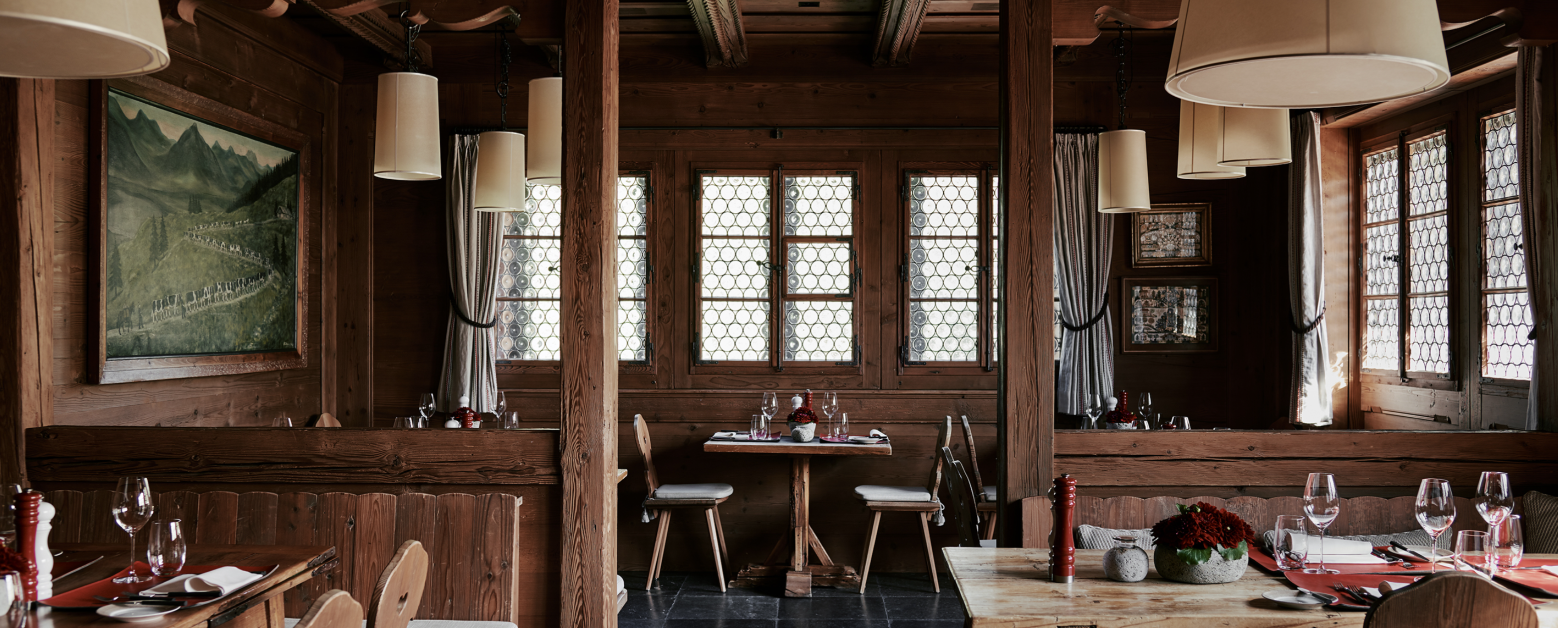 The Alpina Gstaad - Luxury ski hotel gallery image 9 showing alpine architecture, interior design, or mountain views